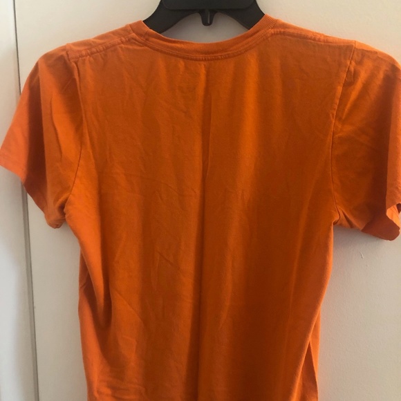 Mens S Miami orange Adidas short sleeved shirt - Picture 2 of 3